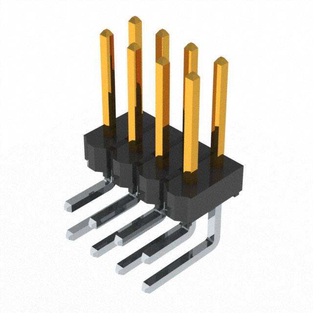 TSW-104-25-L-D-RA Samtec Inc.  Headers Male Pins